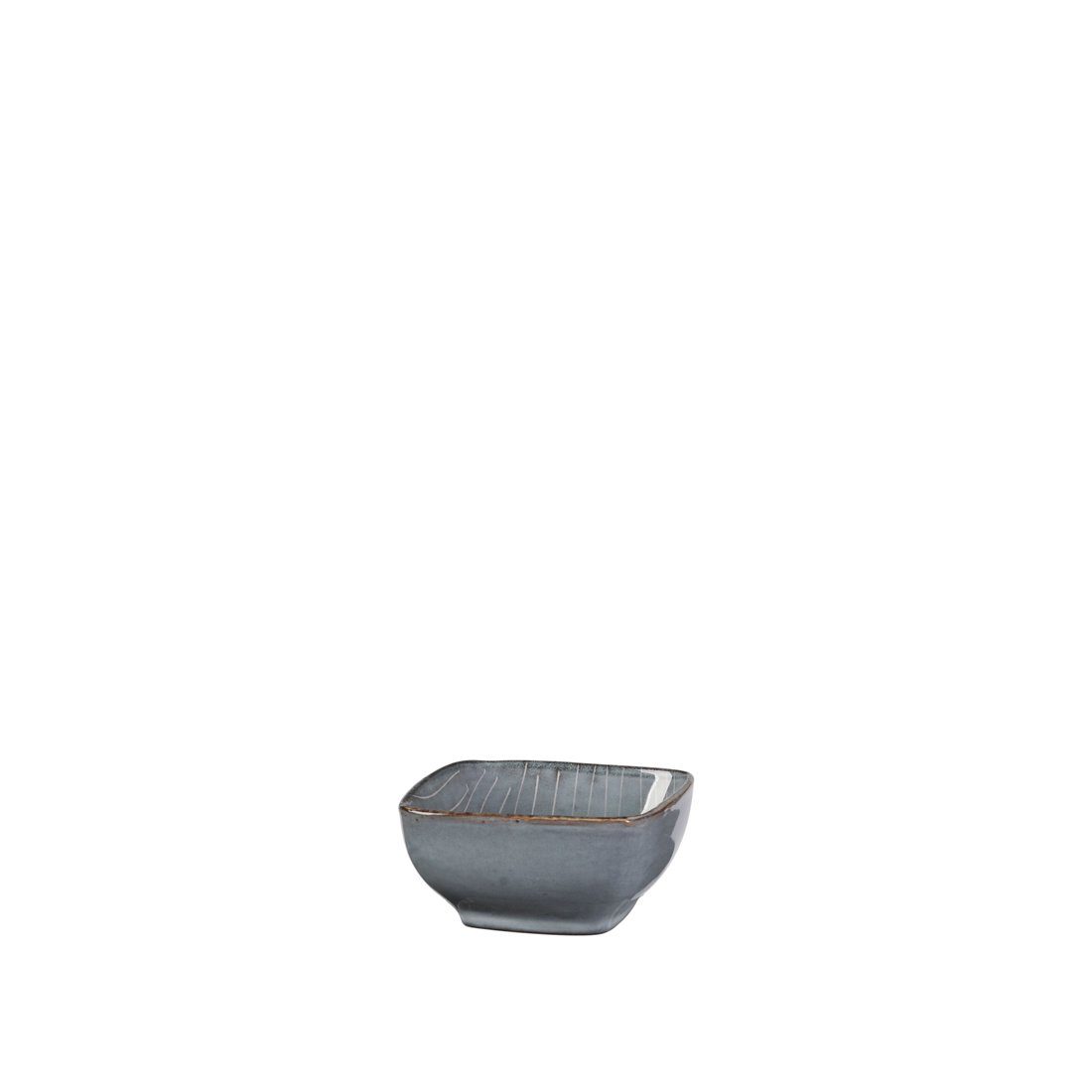 Broste Copenhagen Dipschale Nordic Sea graublau, Steingut, handglasiert