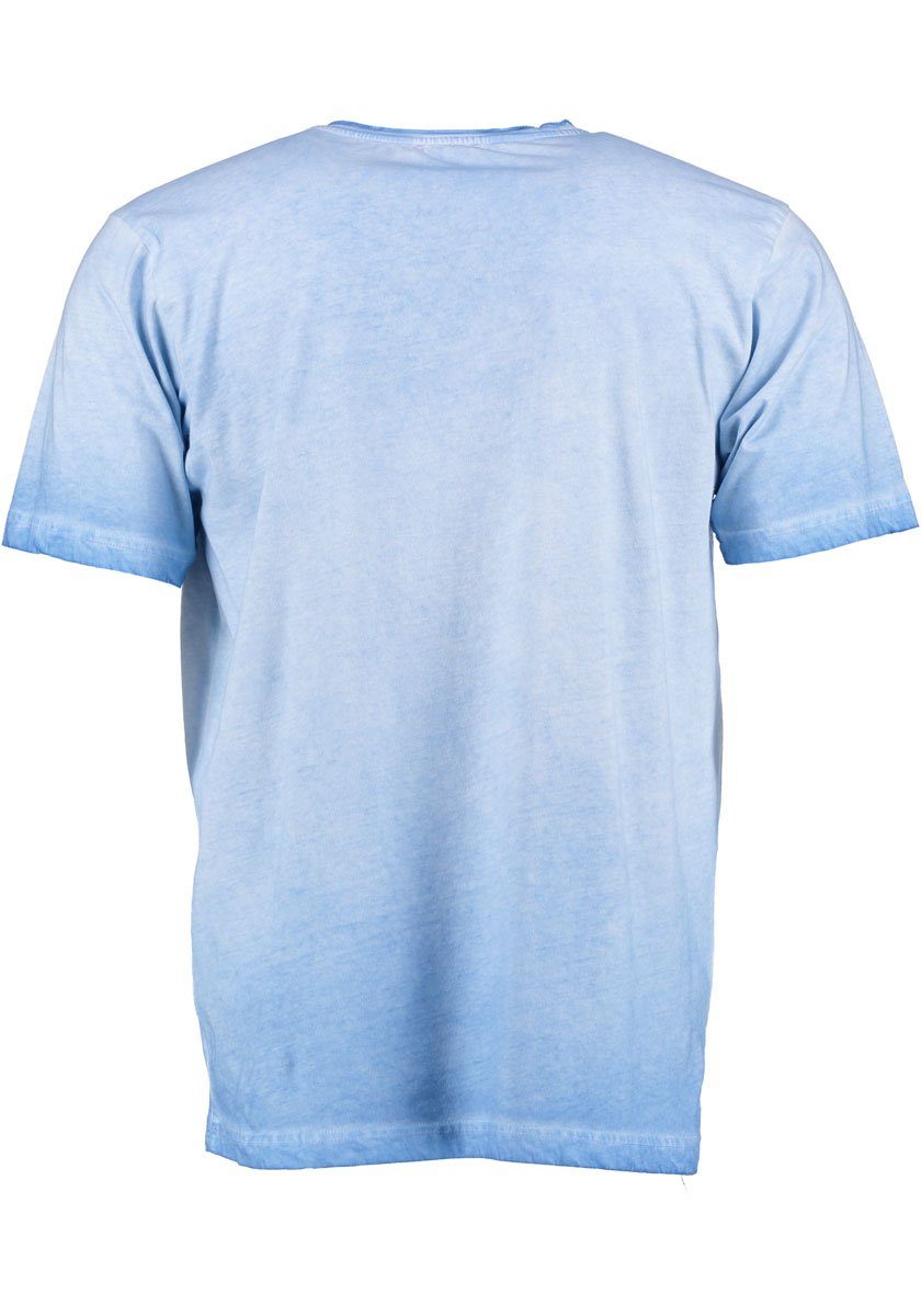 Trachten kornblau, Trachtenshirt mit T- Bayernmotiv Shirt OS-Trachten