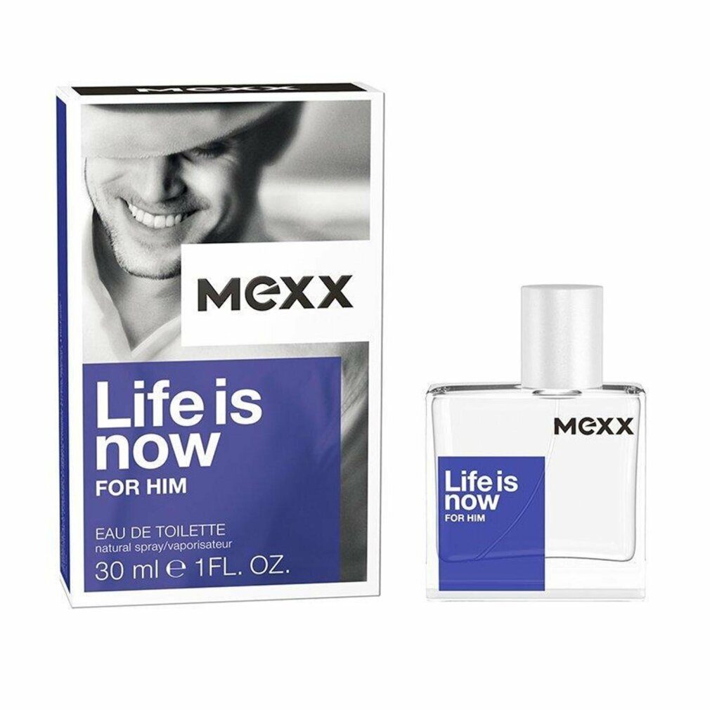 Mexx Eau de Toilette Life Is Now Herren Eau de Toilette Spray 30ml