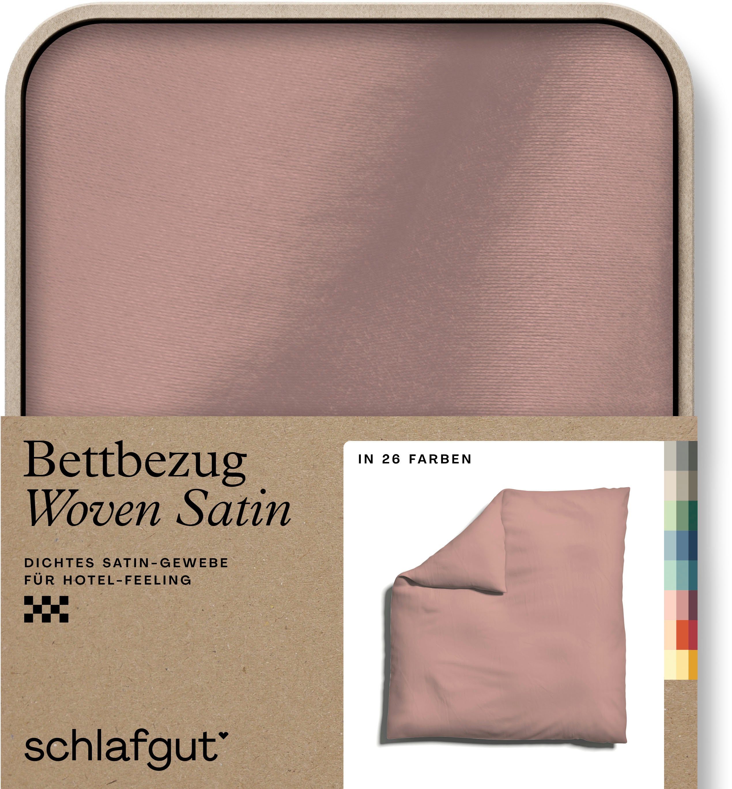 Schlafgut Bettbezug Woven Satin, (1 St), günstig online kaufen