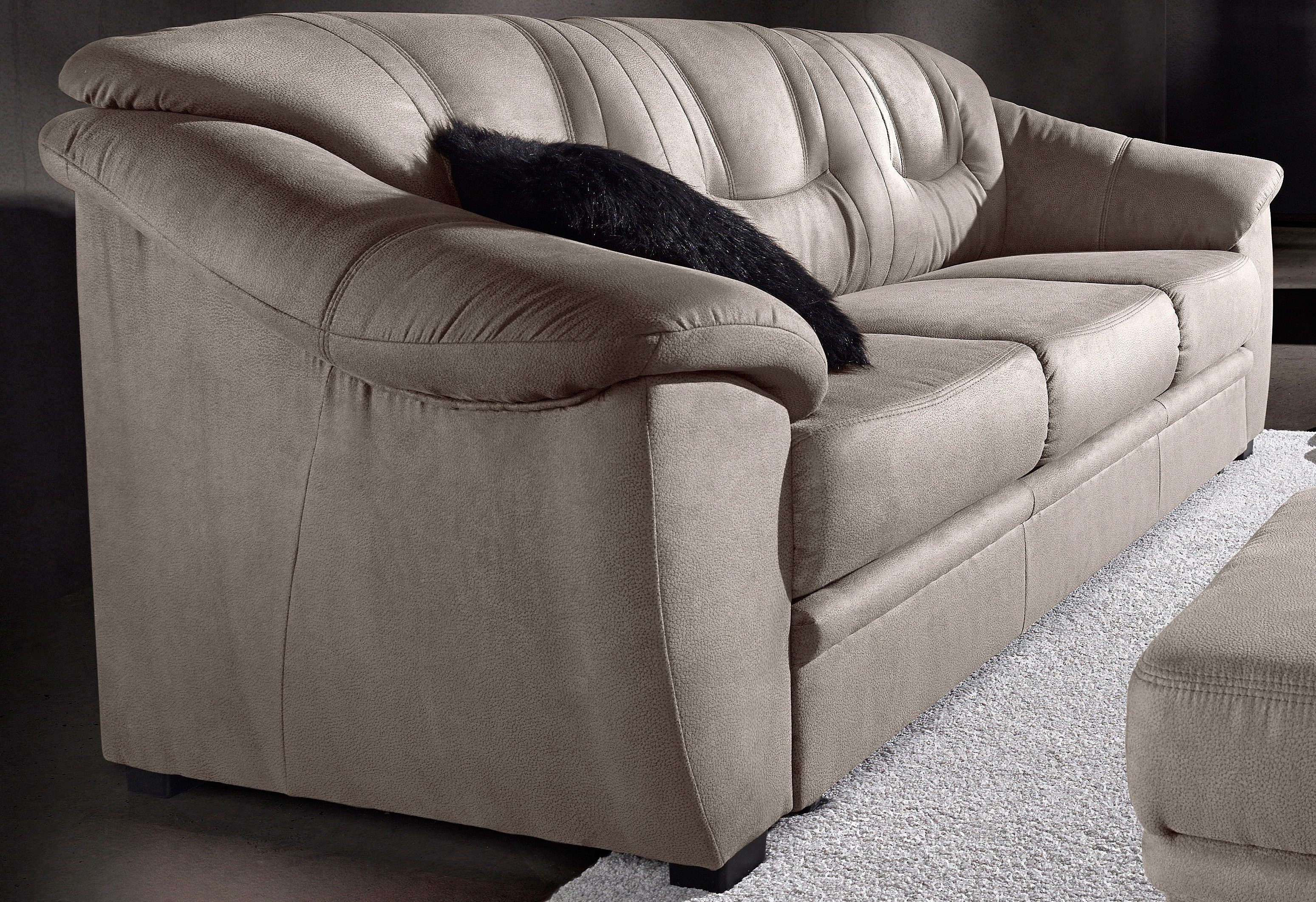 sit&more 3-Sitzer, inklusive komfortablem Federkern, wahlweise mit  Bettfunktion online kaufen | OTTO