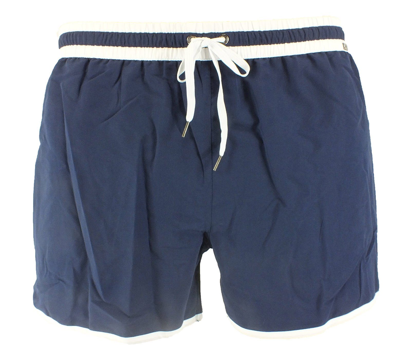 8597 Mix Short Retro-Stil Shorts Badeshorts navy Skiny