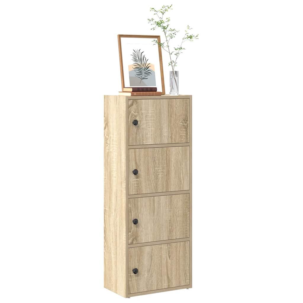 vidaXL Bücherregal NA Bücherregal Sonoma-Eiche 40x24x102 cm Spanplatte