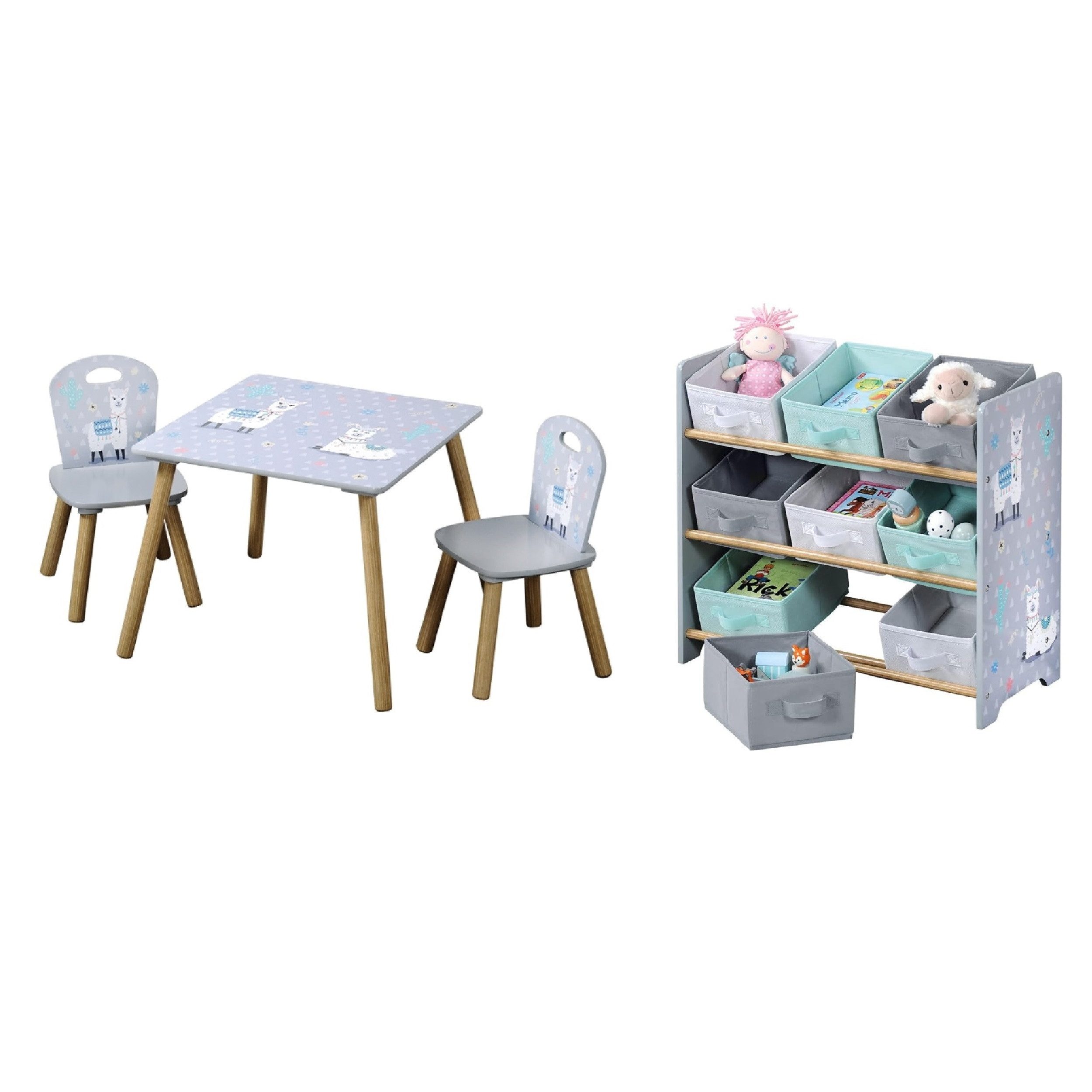 Kesper Kindertisch Kindersitzgruppe Set, inkl. 2 günstig online kaufen