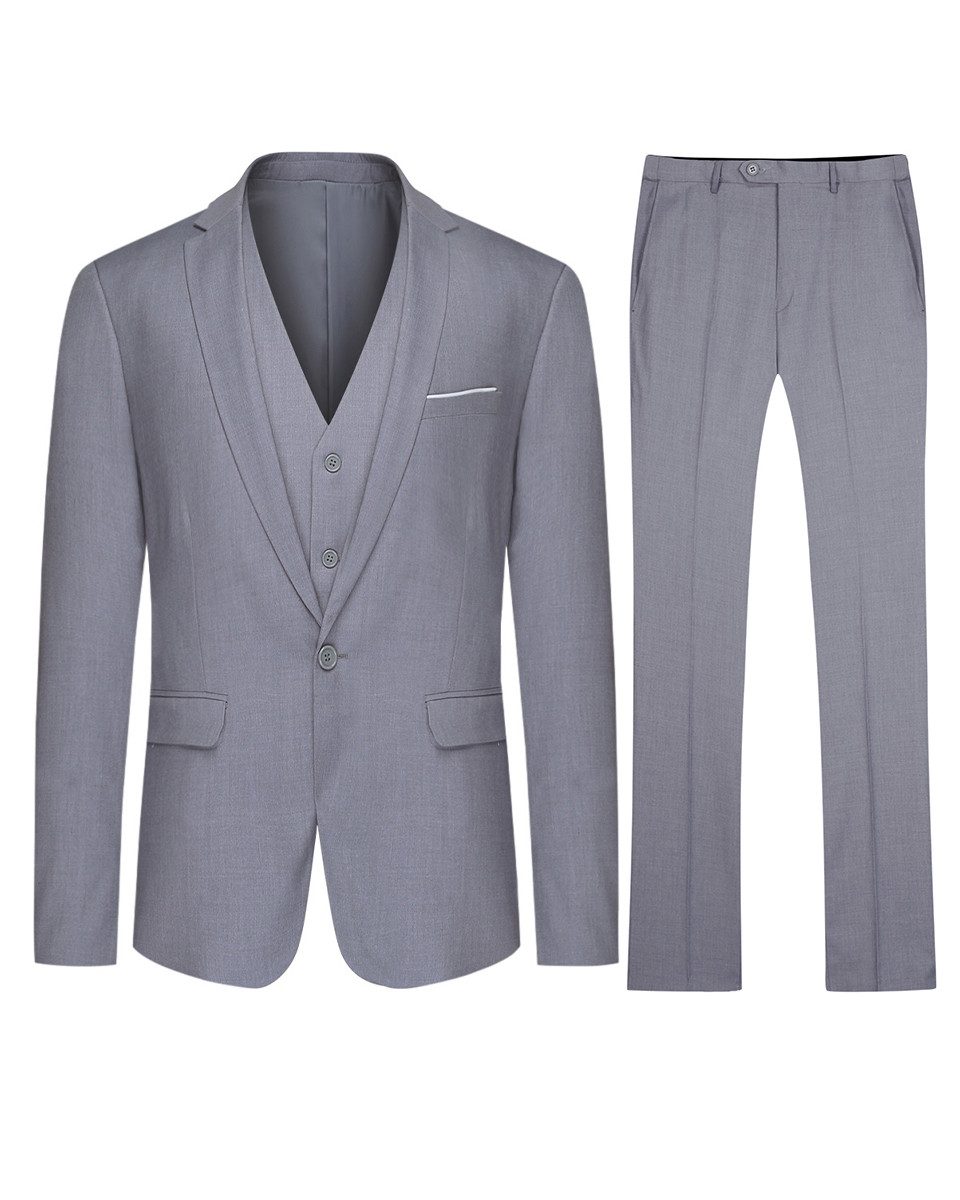 Allthemen Anzug (3 tlg) Slim Fit Herrenanzug für Business günstig online kaufen