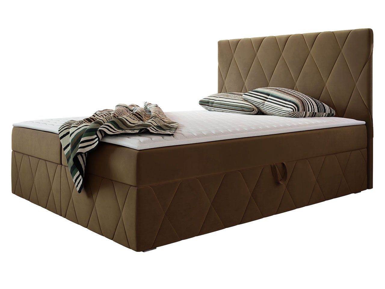 MIRJAN24 Boxspringbett Simoti (mit Hauptmatratze, Topper), günstig online kaufen