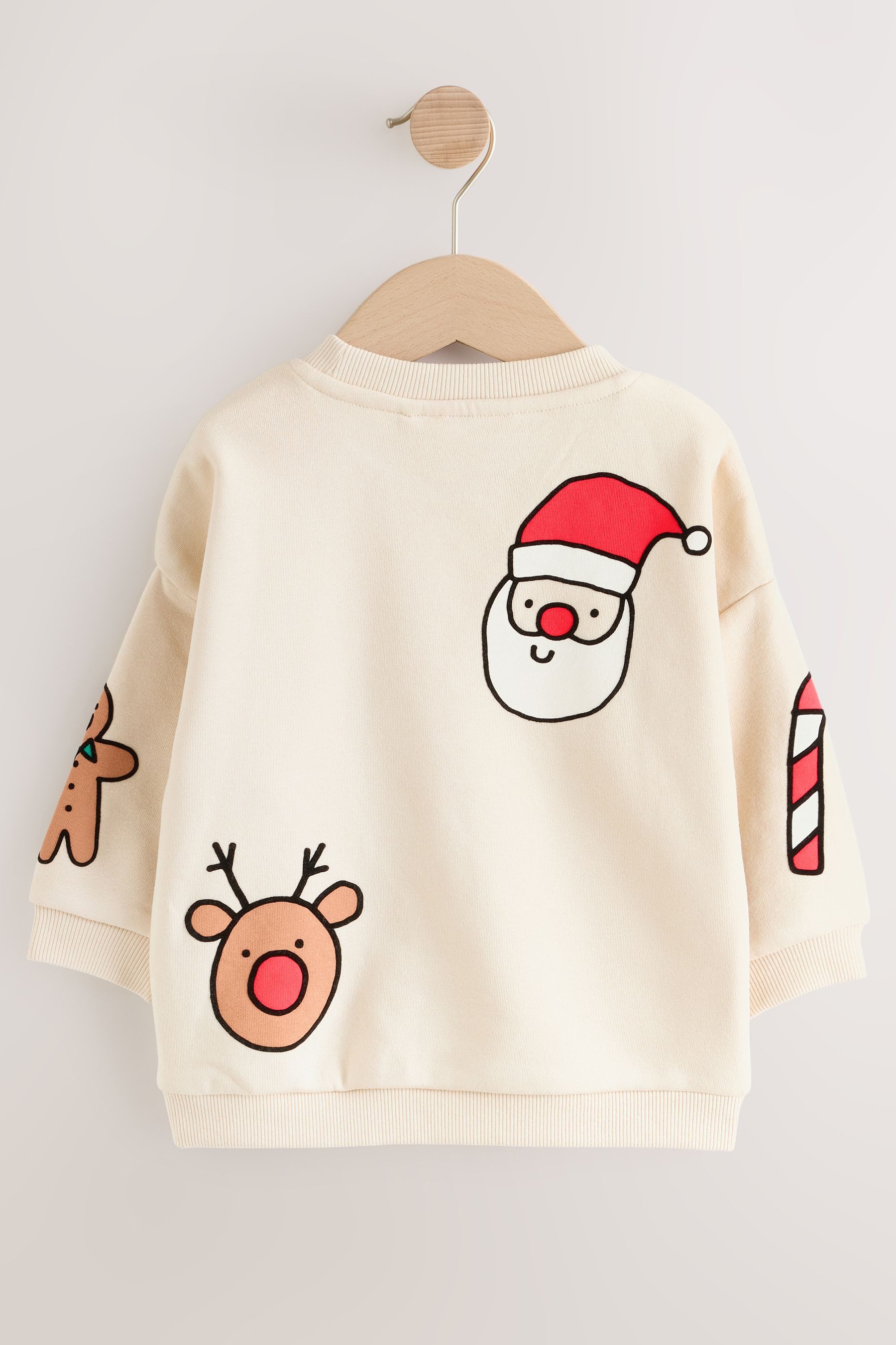 Next Sweater Weihnachtspullover mit Rundhalsausschnitt (1-tlg) günstig online kaufen