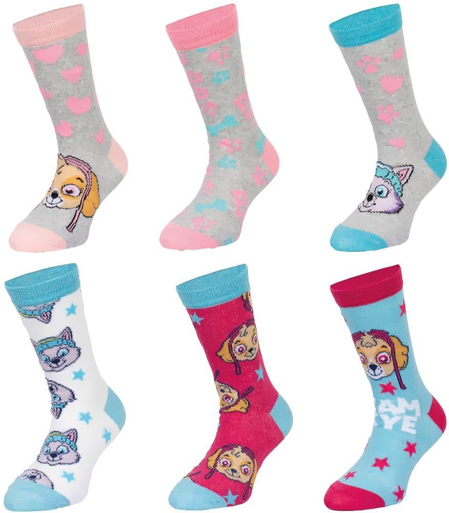 PAW PATROL Freizeitsocken Mädchen Strümpfe Set Kindersocken 23/26 27/30 31/34