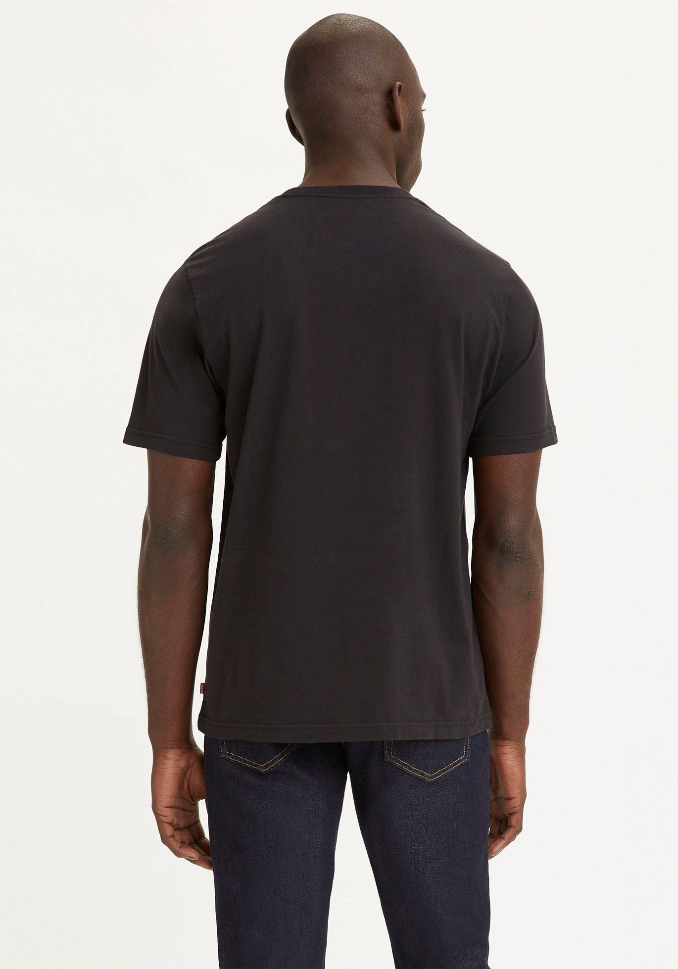 RELAXED mit FIT T-Shirt Levi's® Markenlogo-Aufdruck TEE schwarz