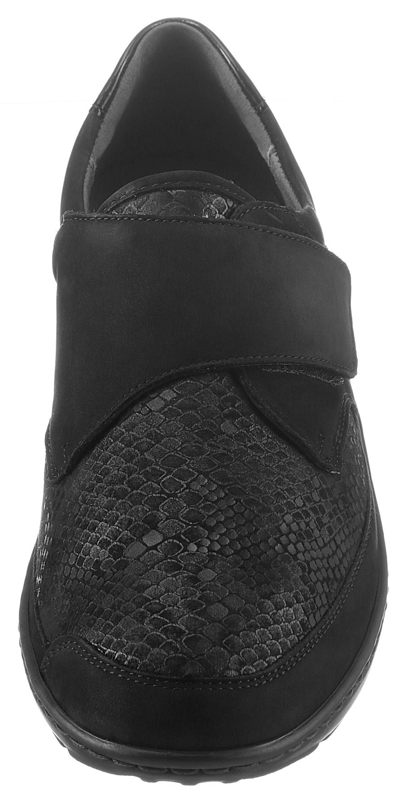 Waldläufer HENNI-Soft Klettschuh Slipper, Komfortschuh, Bequemschuh mit Orthotritt, Weite H