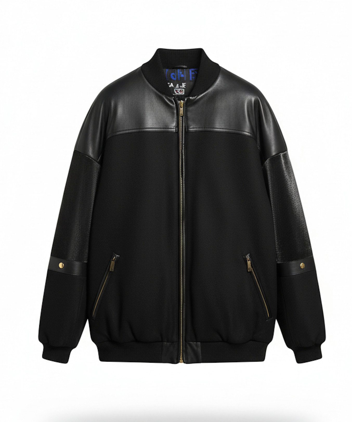 Versace Lederjacke Jeans Couture Blouson Jacke Zeitloser, urbaner Look mit luxuriöser Ausstrahlung