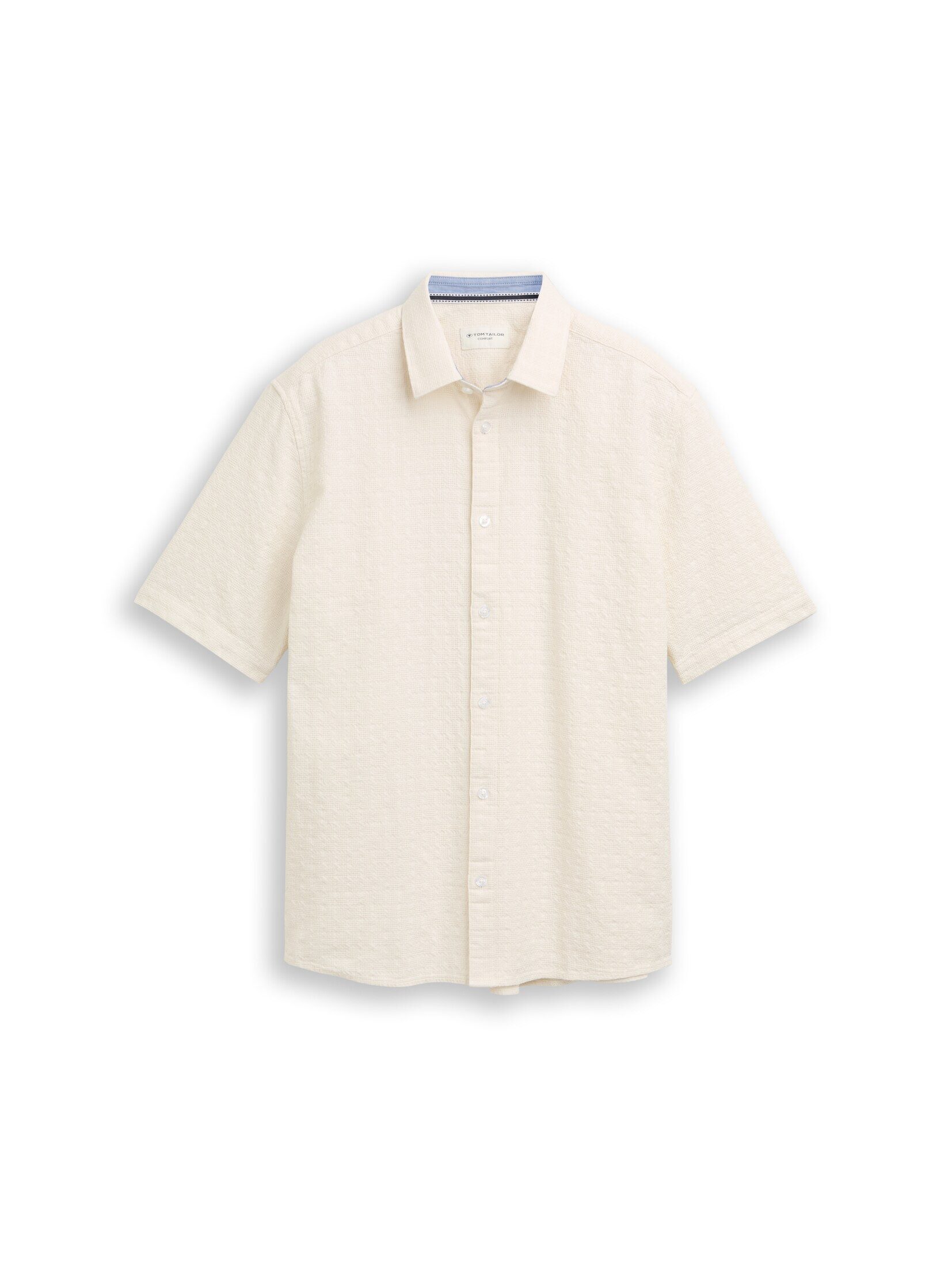 TOM TAILOR Kurzarmhemd Blusen & Shirts Comfort Fit Kurzarmhemd aus Baumwolle