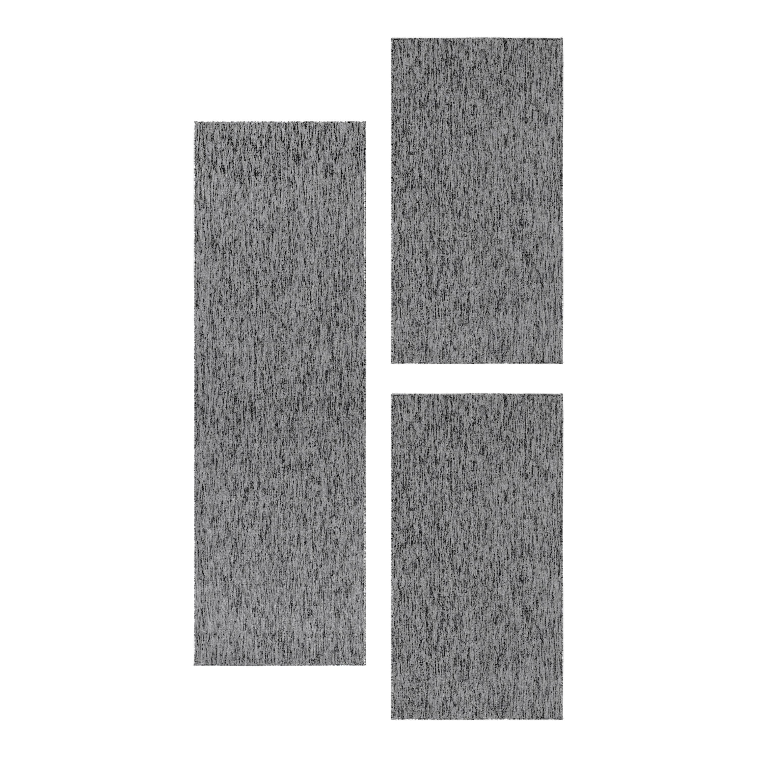 Carpettex Kurzflor-Bettumrandung Unicolor - Einfarbig, Höhe 7 mm, (Bett-Set günstig online kaufen