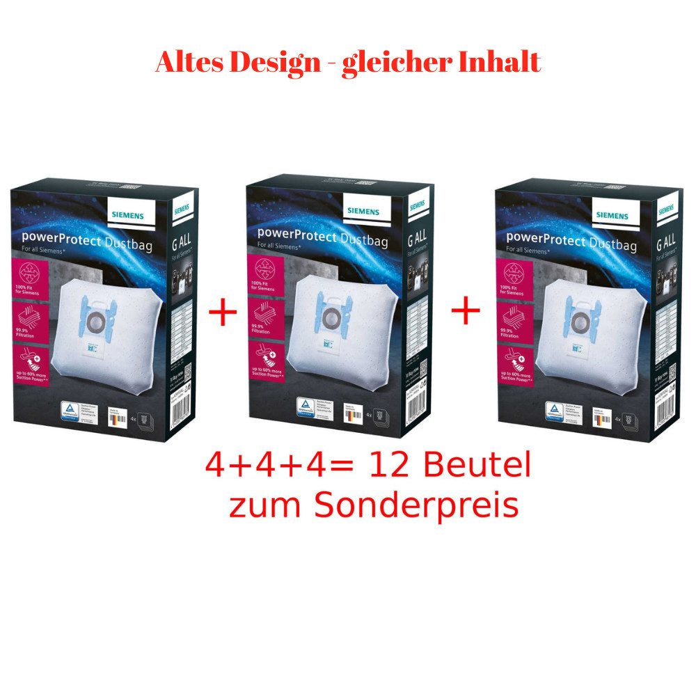 SIEMENS Staubsaugerbeutel Staubsaugerbeutel VZ41FGALL BBZ41FGALL, passend für Siemens, Bosch