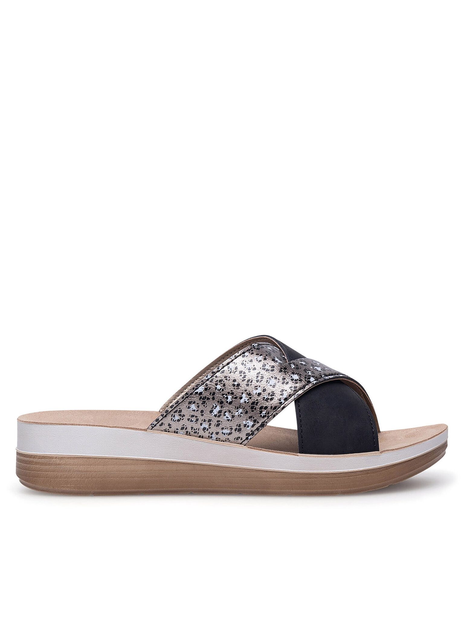 INBLU Pantoletten FT000013 Schwarz Pantolette günstig online kaufen
