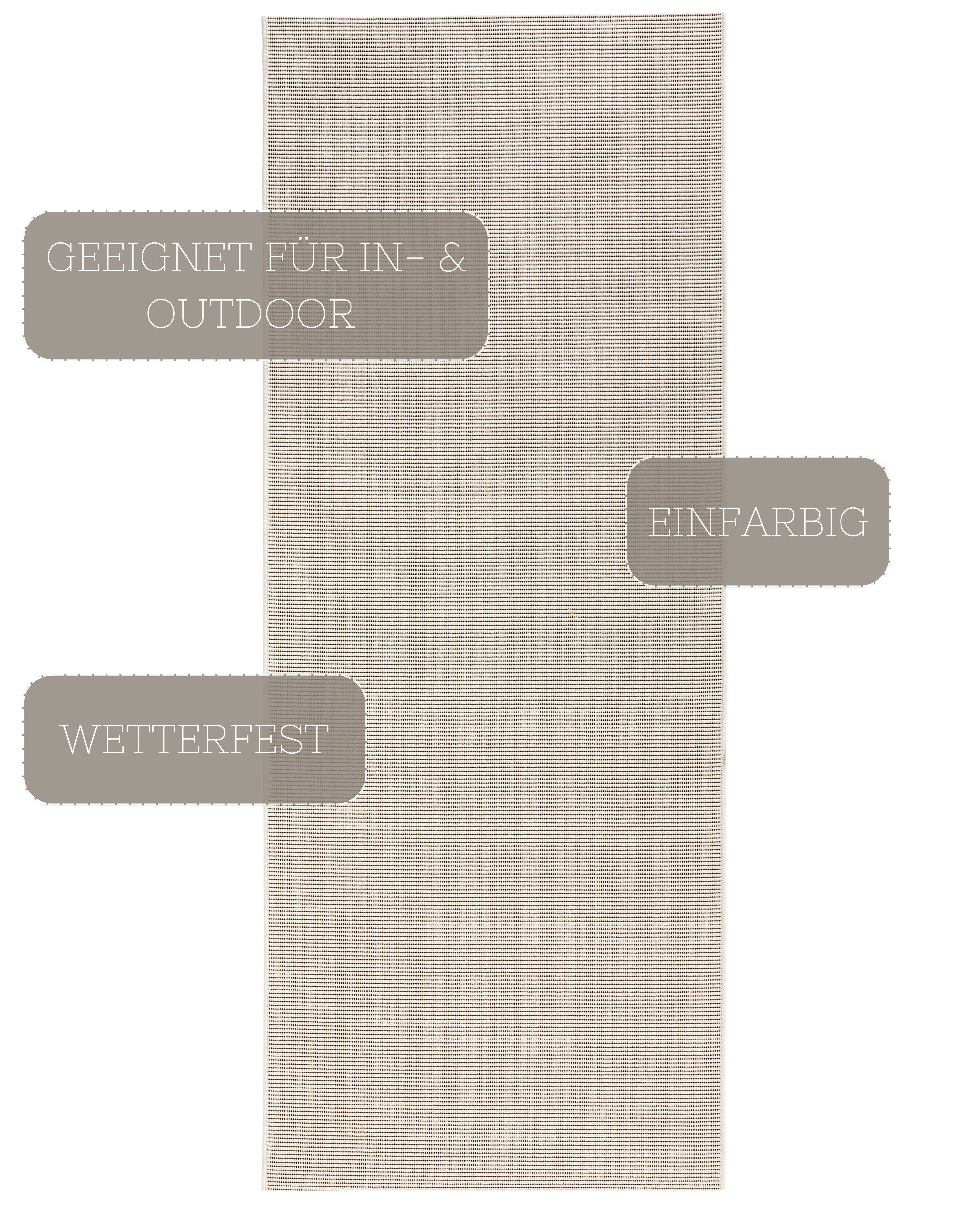 HANSE Home Teppich "Match" rechteckig 8 mm Höhe In-& Outdoor, Kurzflor, Läu günstig online kaufen
