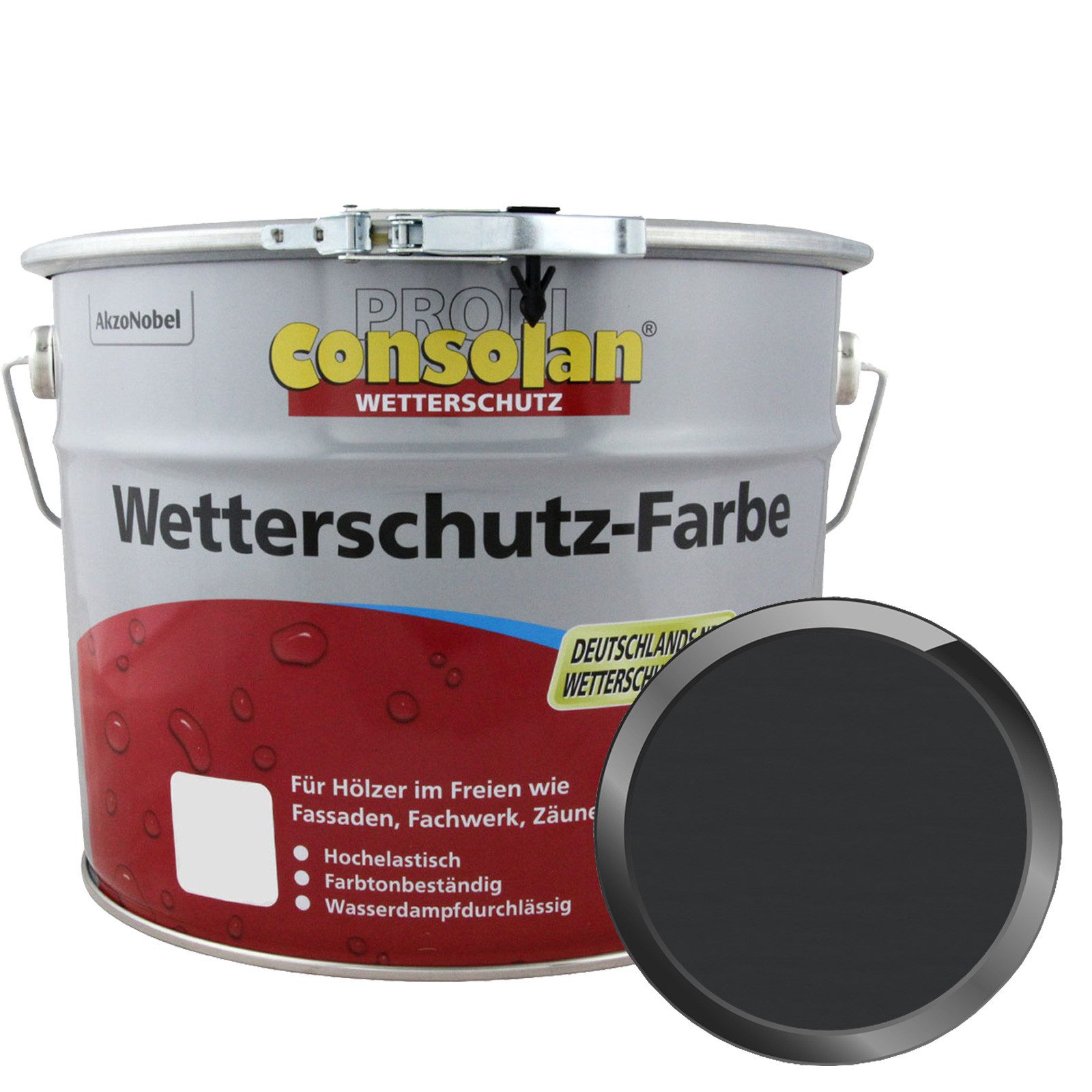 Consolan  Wetterschutzfarbe PROFI Wetterschutzfarbe 10 LTR