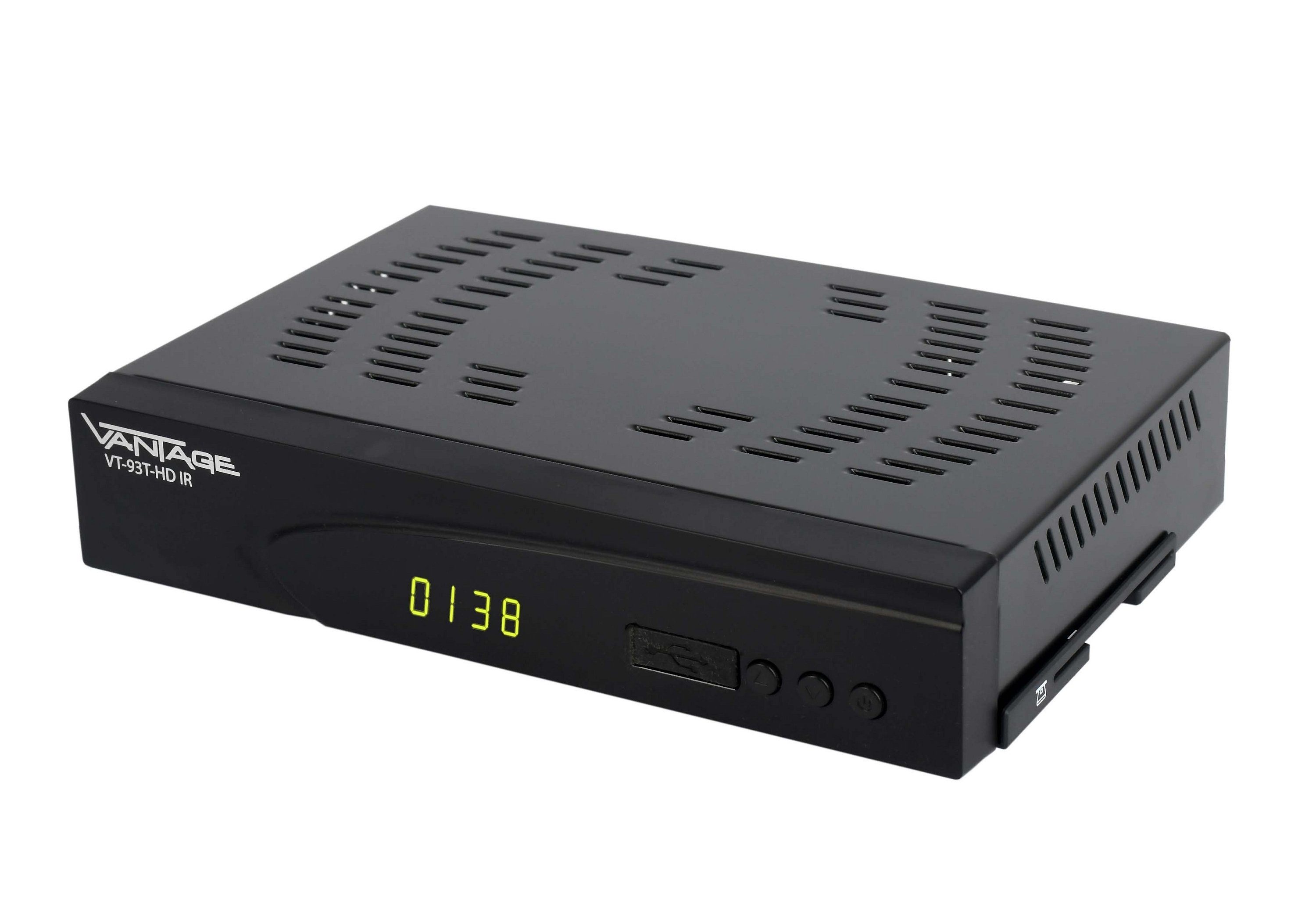 Vantage VT-93 ILT für USB, 12V) HD EPG, (HDMI, Receiver DVB-T2 Italien