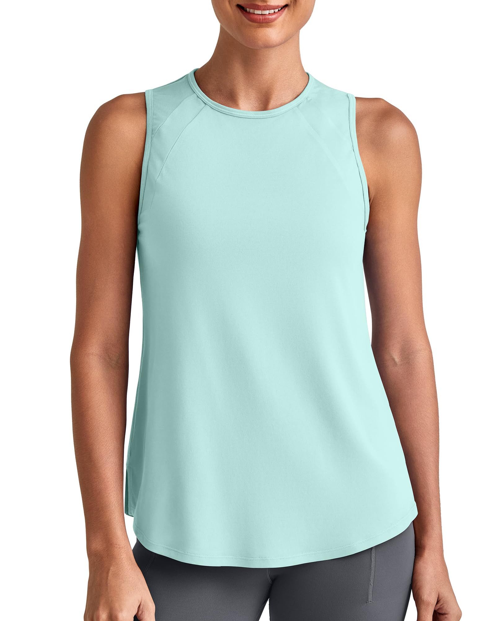 G4Free Tanktop G4Free Damen hoher Halsausschnitt, sportliche lange Tanks, ä günstig online kaufen