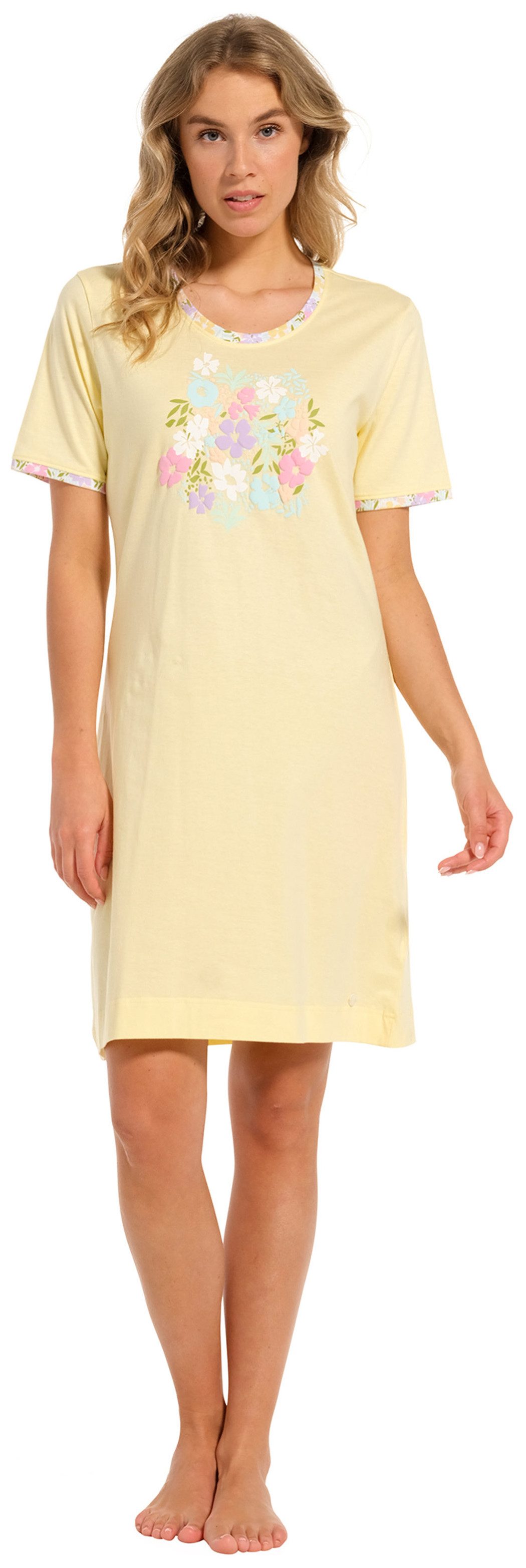 Pastunette Nachthemd Damen Schlafshirt (1-tlg) Baumwolle günstig online kaufen