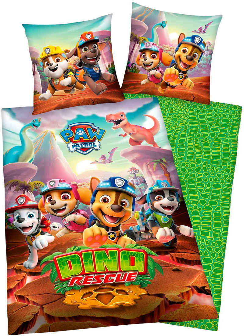 Kinderbettwäsche Paw Patrol, PAW PATROL, Renforcé, 2 teilig