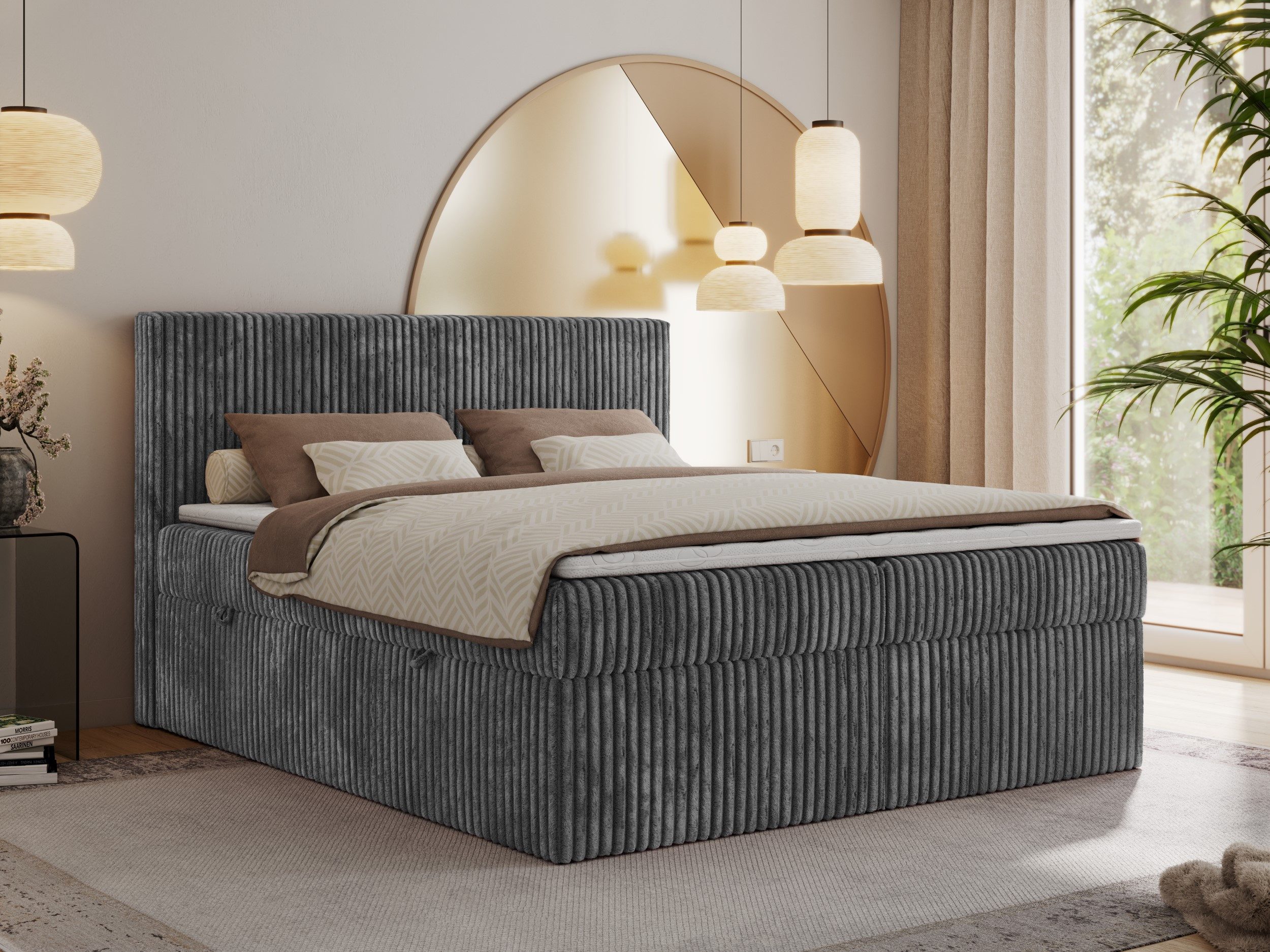 MKS MÖBEL Boxspringbett TILIANO (Packung, Set, günstig online kaufen