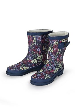 MADSea Flower Gummistiefel mit rutschfester Laufsohle und buntem Blumenprint