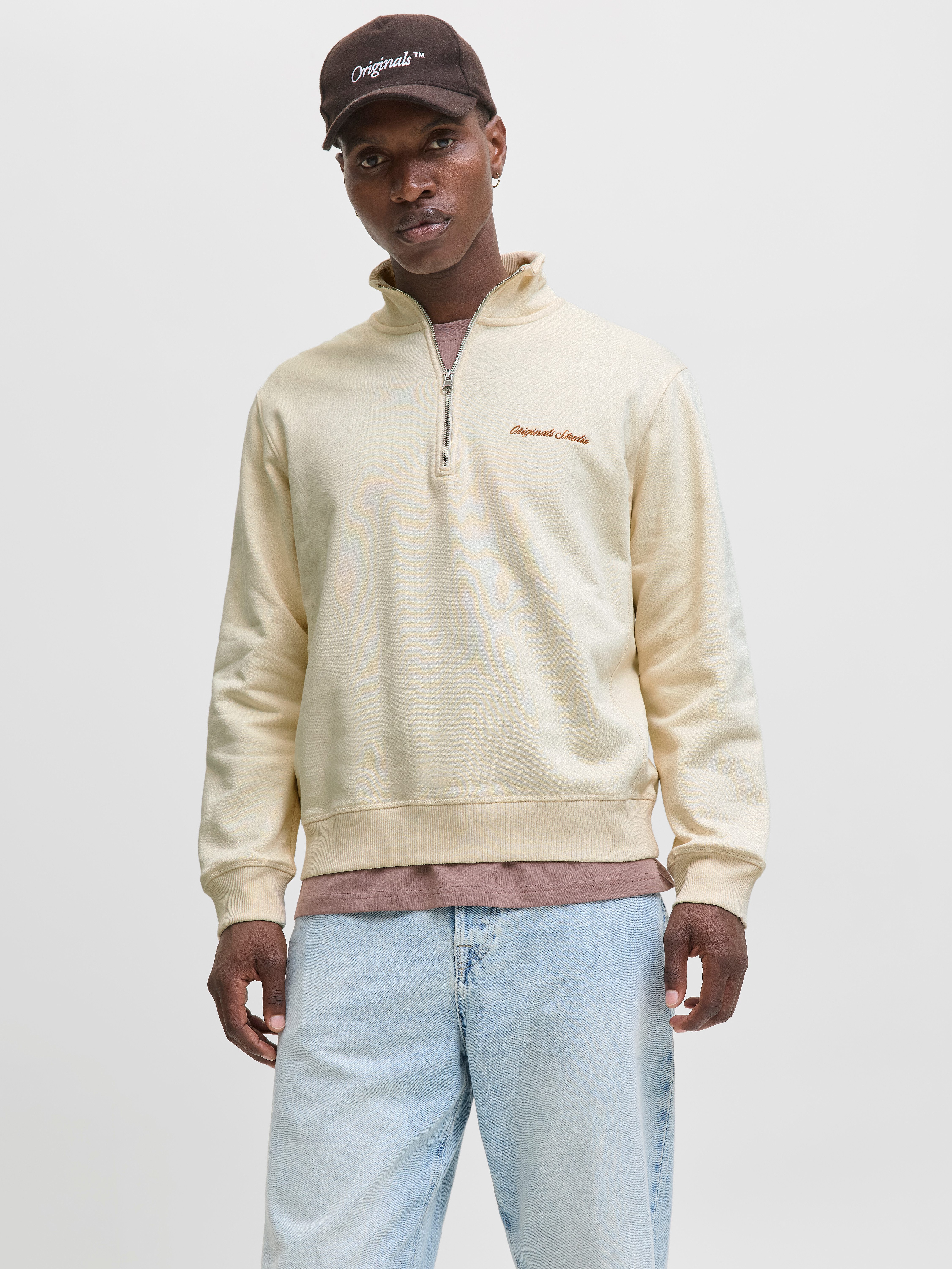 Jack & Jones Sweatshirt JORNORREBRO EMB SWEAT HIGH NECK SN – Bild 2 von 5