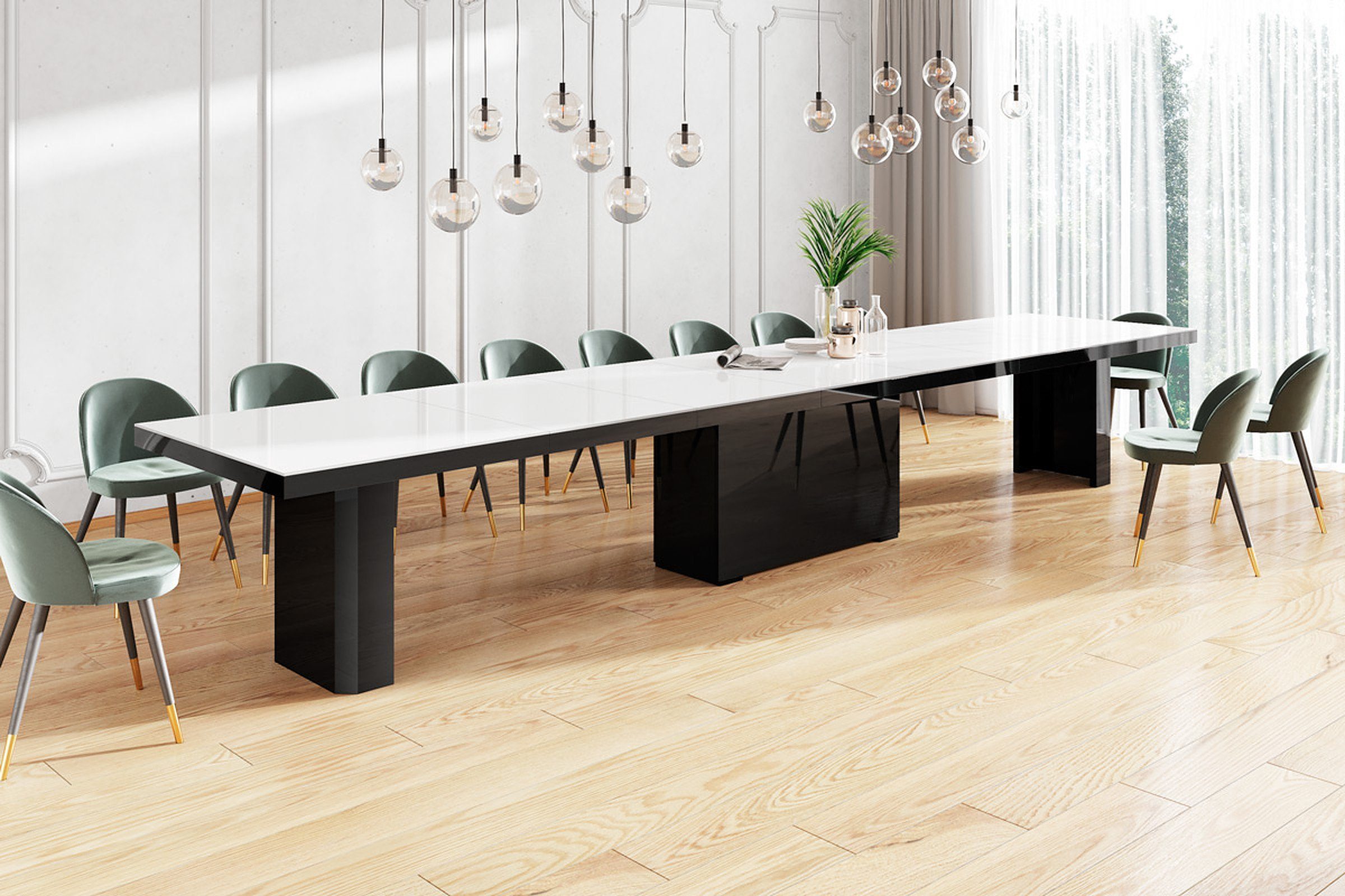 designimpex Esstisch Design Tisch HEK-111 Weiß günstig online kaufen