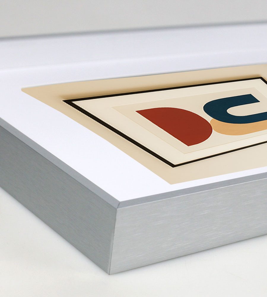 IDEAL TREND Bilderrahmen Aluminium Bilderrahmen 3D Rahmen mit Passepartout günstig online kaufen