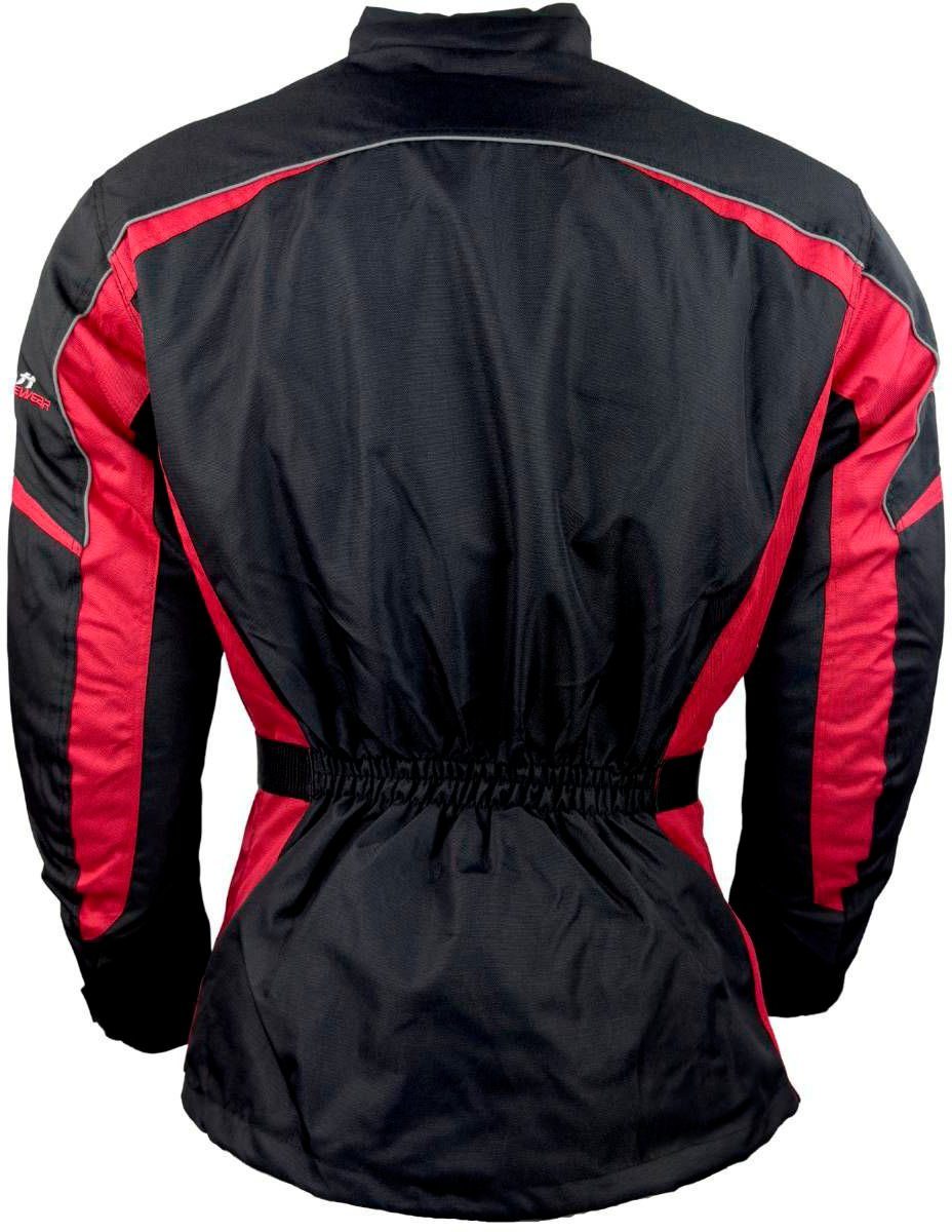 roleff Motorradjacke Reno mit Protektoren, 4 Taschen, 3 Belüftungslöcher