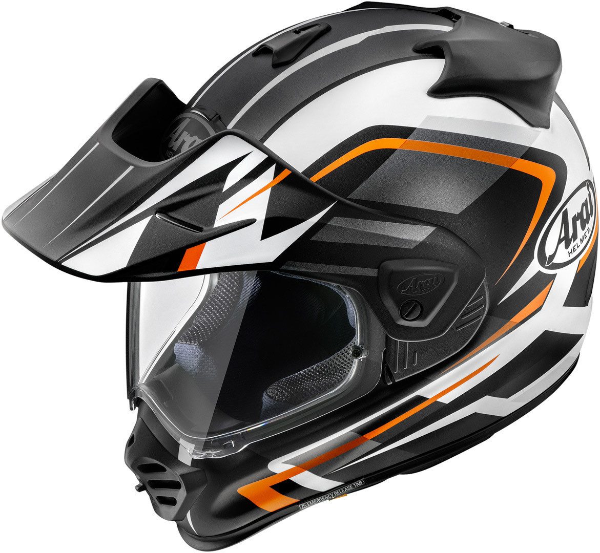 Arai Motocrosshelm Tour-X5 Discovery Motocross Helm, Pinlock, Herausnehmbares Innenfutter, Spoiler, ECE 22.06