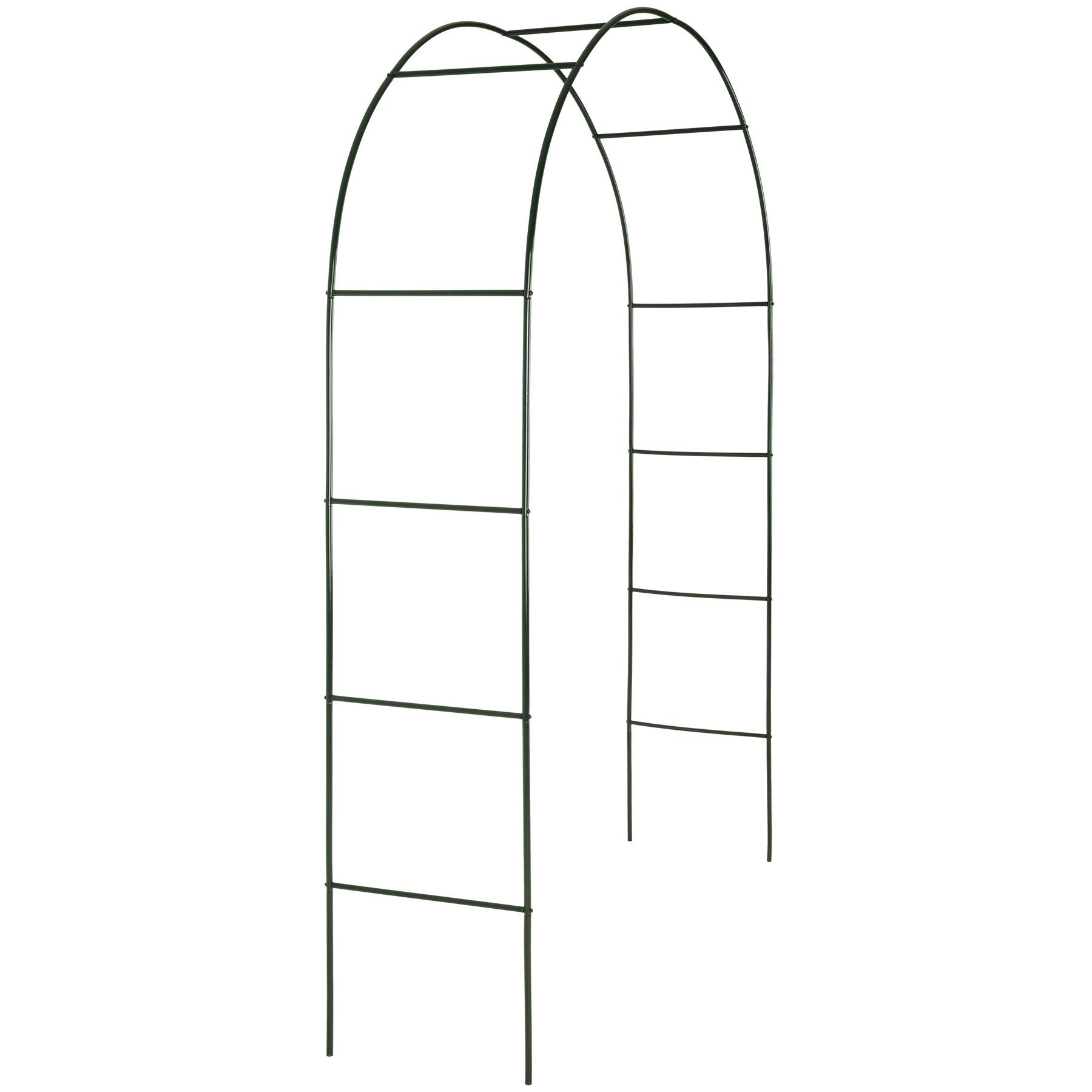 tectake Rosenbogen 4er-Set Rosenbogen, aus Stahl