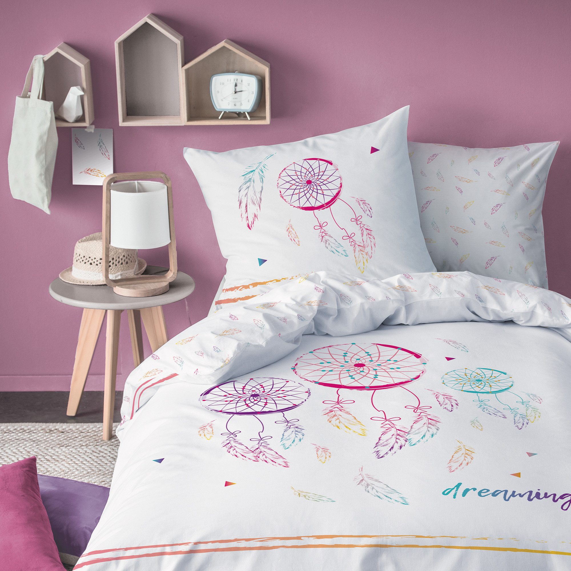 BERONAGE Wendebettwäsche Matt & Rose Traumfänger Bettwäsche Linon / Renforc günstig online kaufen