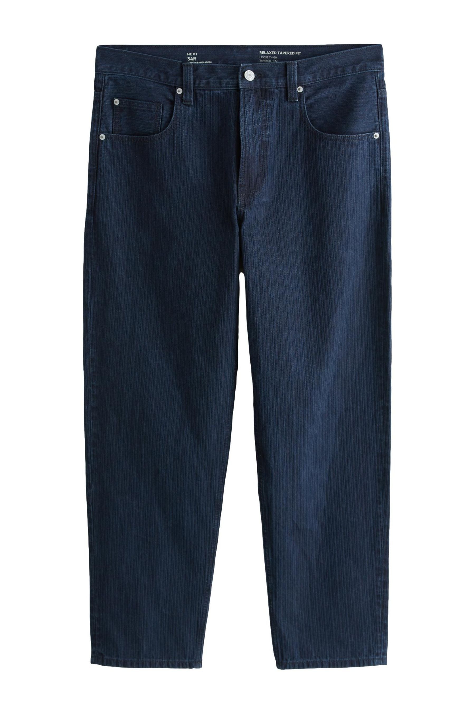 Tapered-fit-Jeans Relaxed Fit Jeans mit konischem Beinschnitt