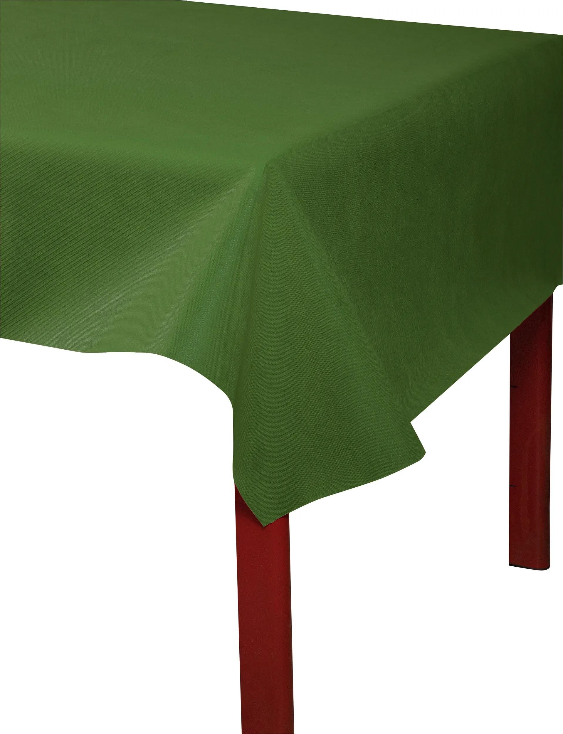 PROnappe Tischband 4x Tischdecke auf Rolle, Spunbond, 1,20x20m Olivgrün R782057I, Nappes rouleaux spunbond 1,20m