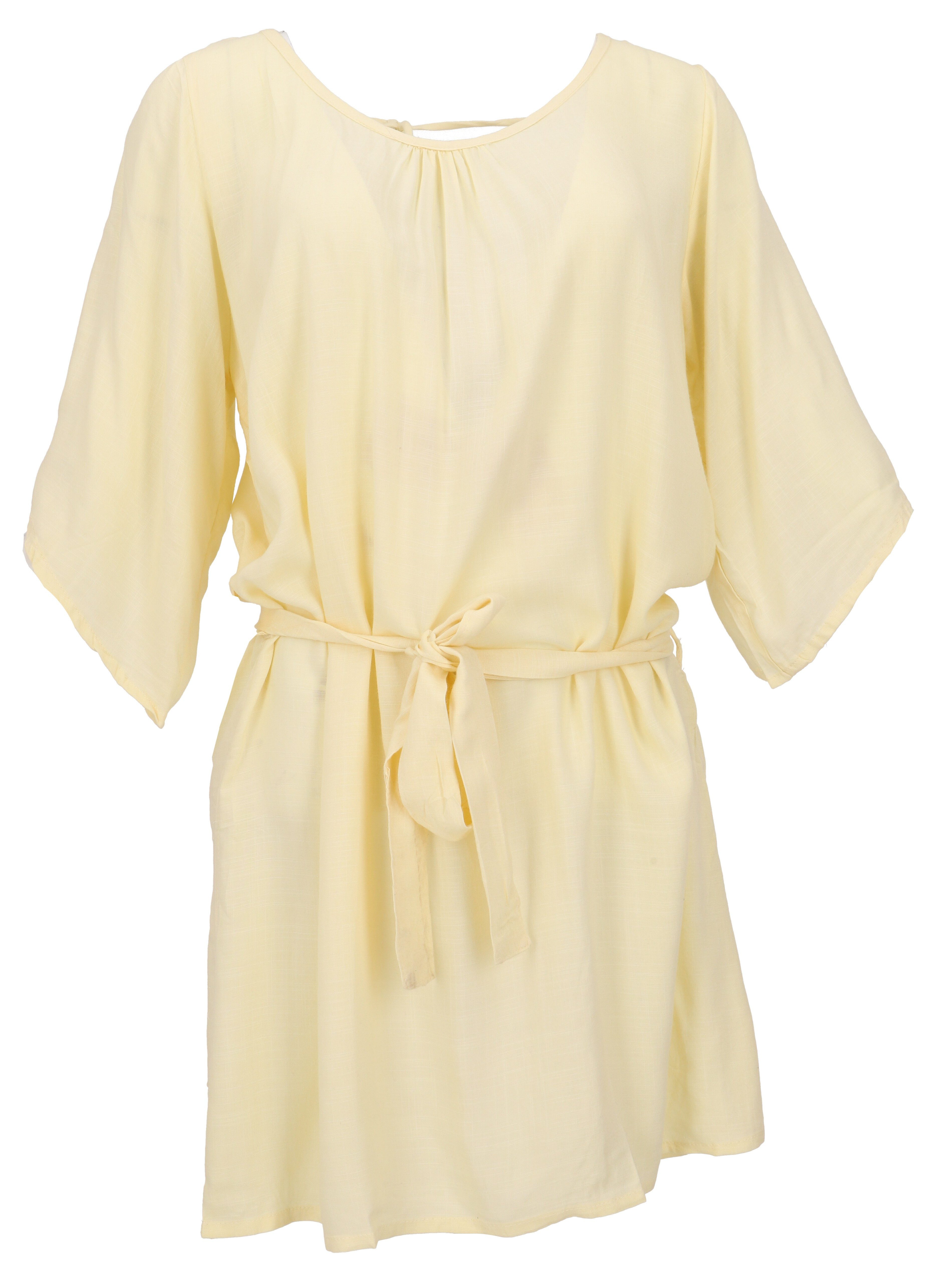 Guru-Shop Longbluse Luftige Maxitunika, Boho Sommertunika günstig online kaufen