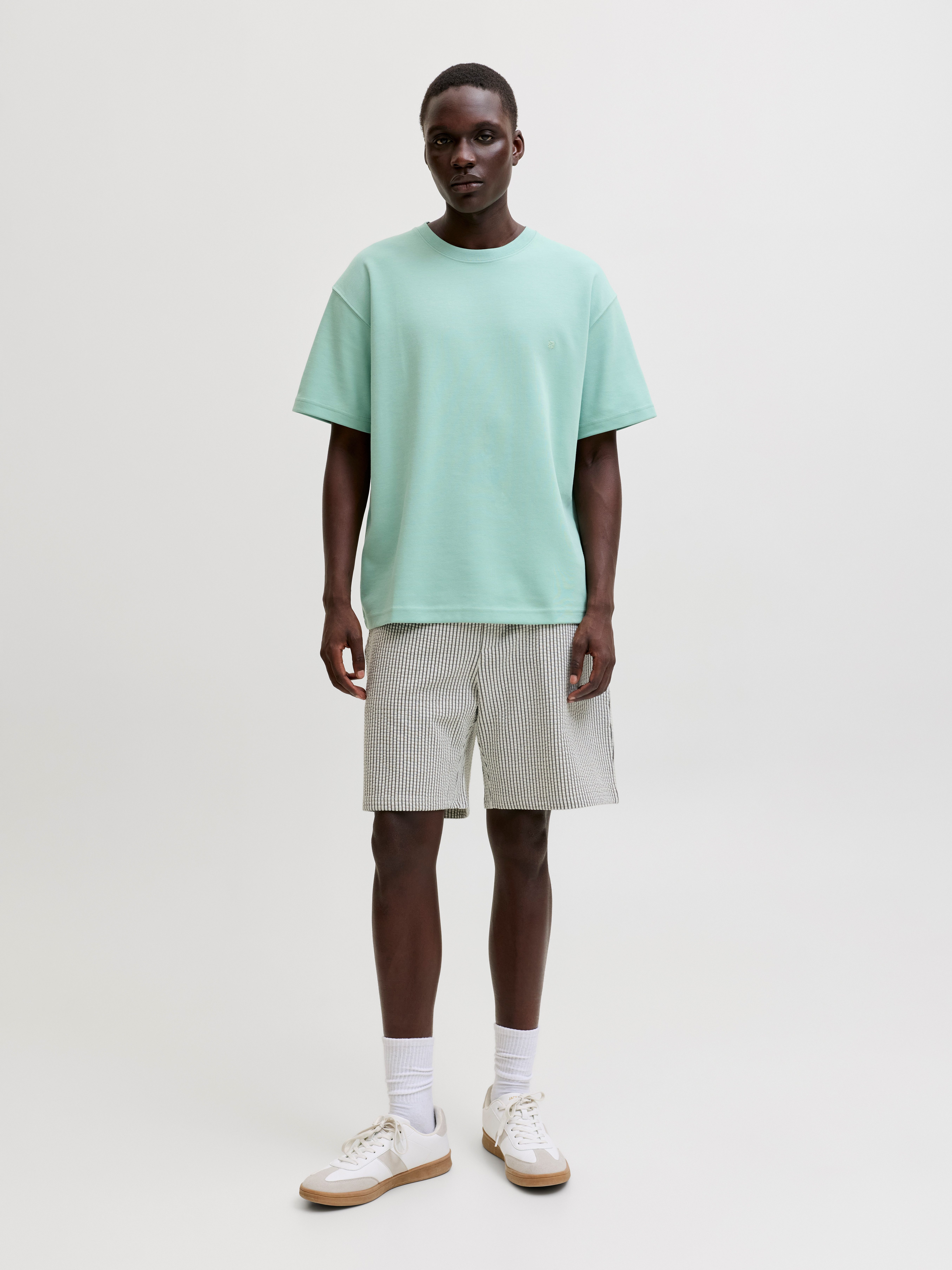 Jack & Jones Shorts JPSTKARL MAY JOGGER SHORTS REG RET aus Baumwollmischung, mit elastischem Bund, in Stretch-Qualität