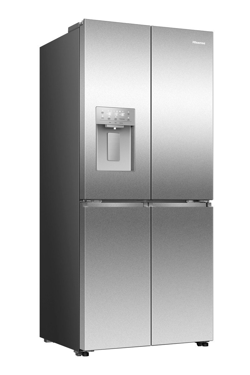 Hisense Multi Door RQ5P470SYID, 178,5 cm hoch, 79,4 cm breit, Wasser-/Eisspender, Total NoFrost, Metal Cooling