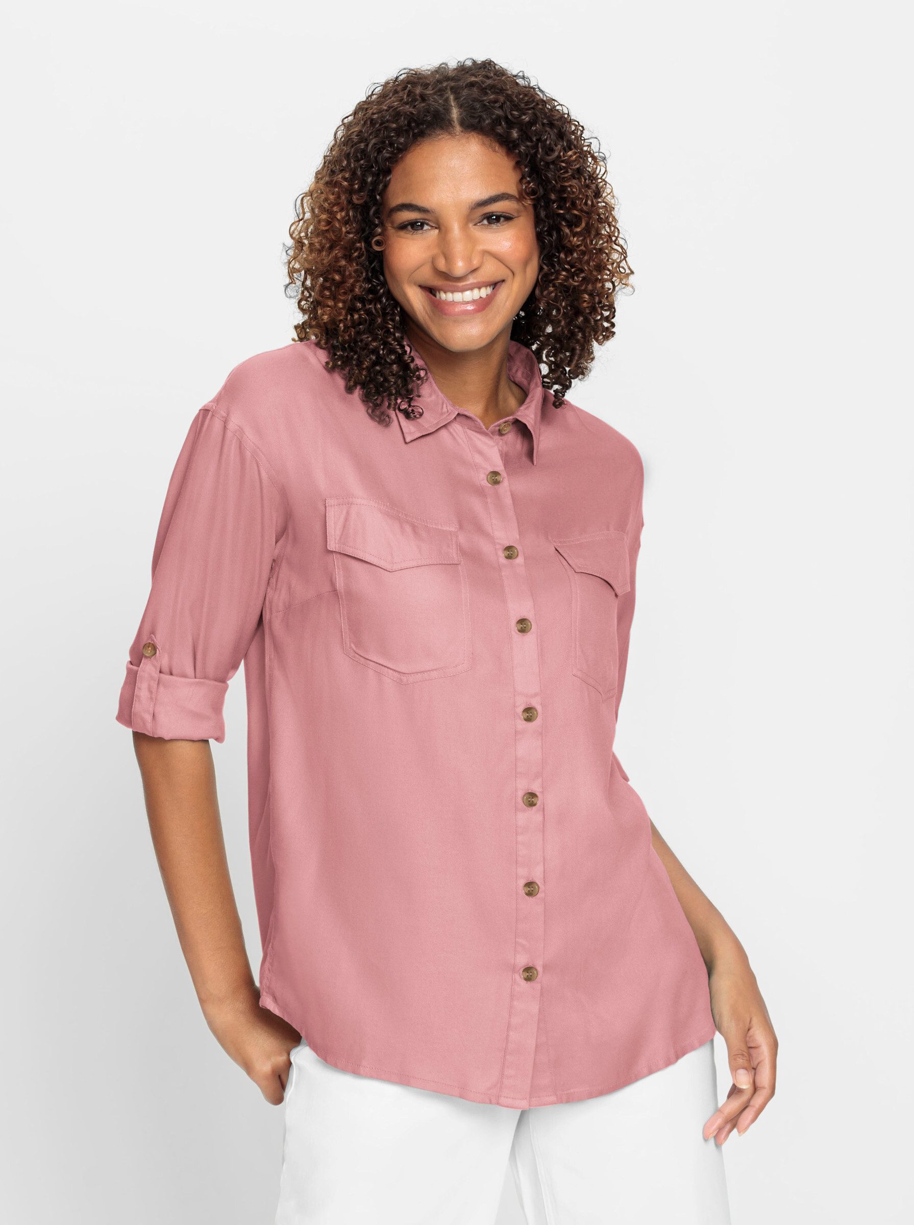 Klassische Bluse Hemdbluse