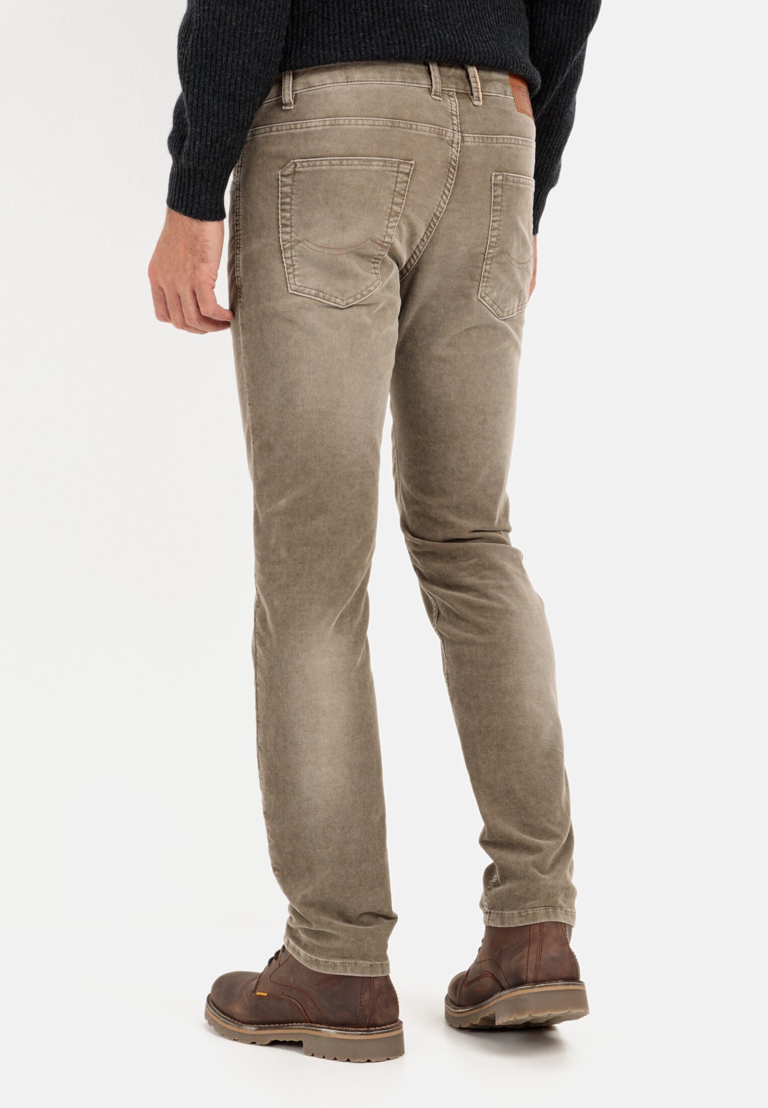 Cordhose camel (1-tlg) Braun active Cordhose 5-Pocket