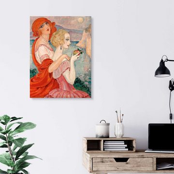 Posterlounge Alu-Dibond-Druck Gerda Wegener, Auf dem Weg nach Anacapri, Wohnzimmer Vintage Malerei