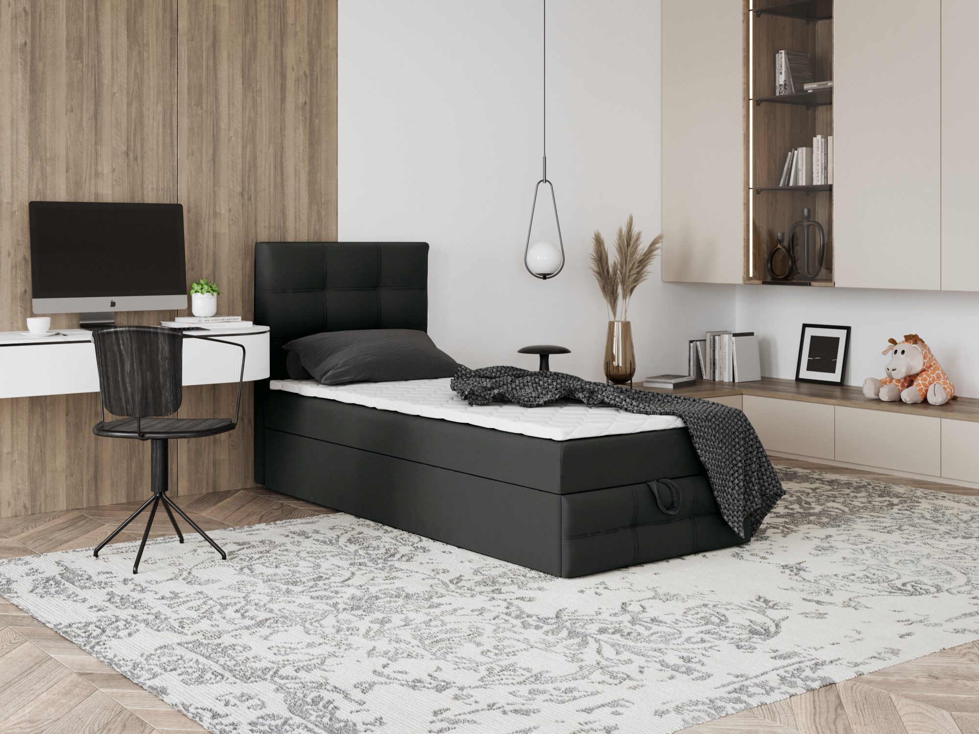 Godre Boxspringbett mit Bettkasten EWORA MINI günstig online kaufen