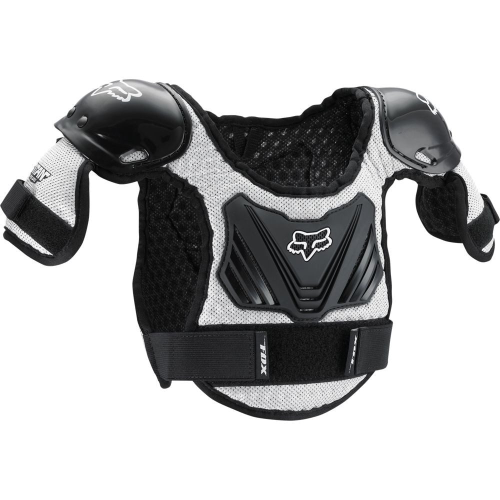 Fox Racing Protektoren-Set Fox PeeWee Titan Roost Brustpanzer Schwarz/Silber M/L