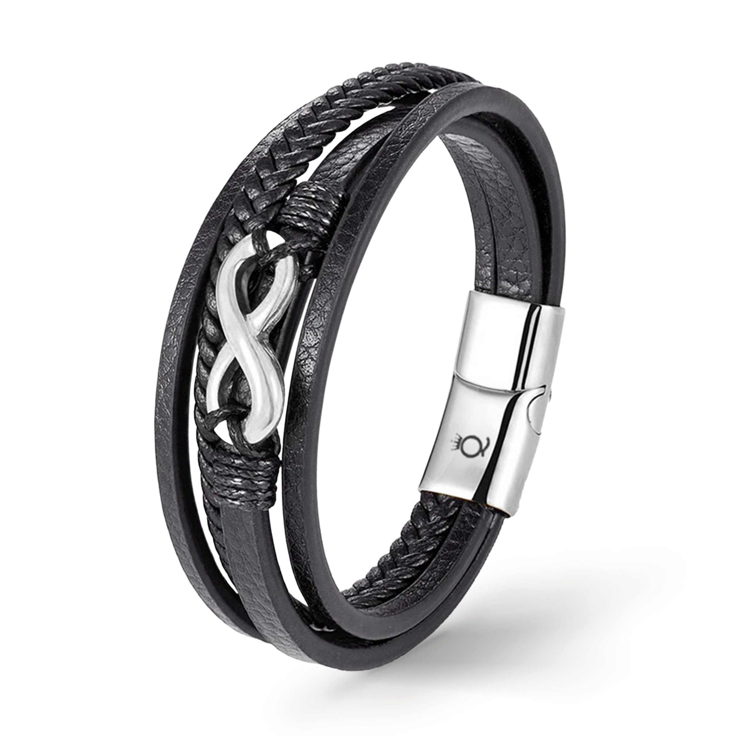UNIQAL.de Lederarmband »Unendlichkeit Leder Armband "NICE INFINITY" Herren«  (Unendlichkeitszeichen, Leder, Handgefertigt), Designed in Germany online  kaufen | OTTO