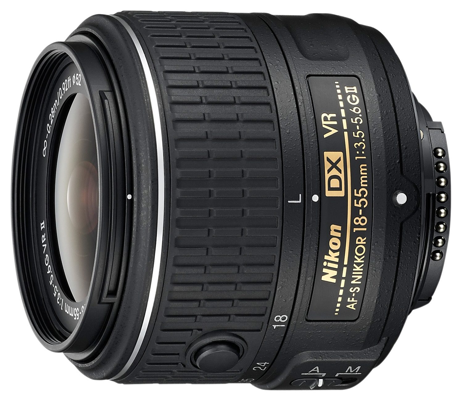 NIKON AF-S DX NIKKOR 18–55 mm 1:3,5–5,6G VR II Standardzoom Objektiv ...