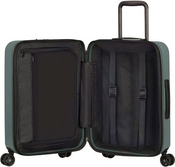 Samsonite Hartschalen-Trolley Stackd, 55 cm, 4 Rollen, Handgepäck Koffer Volumenerweiterung USB-Schleuse TSA-Zahlenschloss