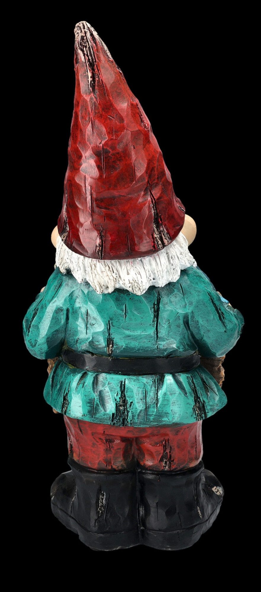 Figuren Shop GmbH Gartenzwerg Gartenzwerg Figur - Love Grows Here - Gartenfigur Zwerg Liebe Deko