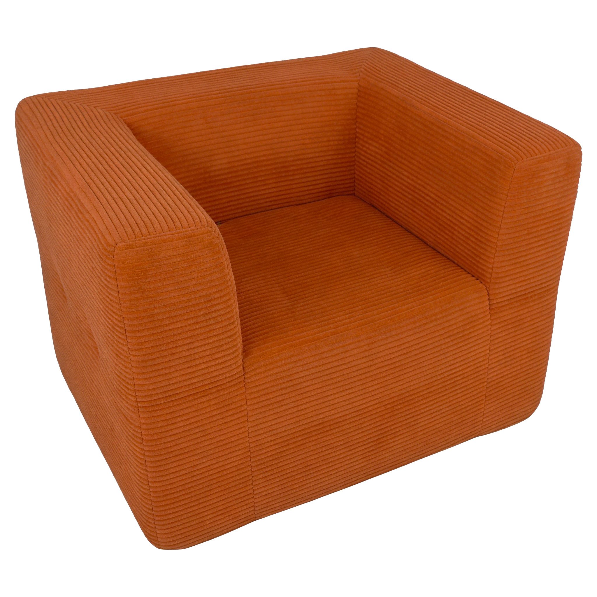 Happy Home Sofa Modernes Einzelsofa mit verstellbarer Rückenlehne armloser Relaxsessel