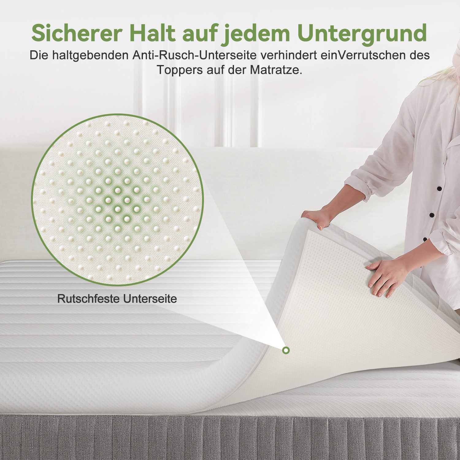 Lexzurn, Topper Topper 90x200 cm, Matratzentopper günstig online kaufen